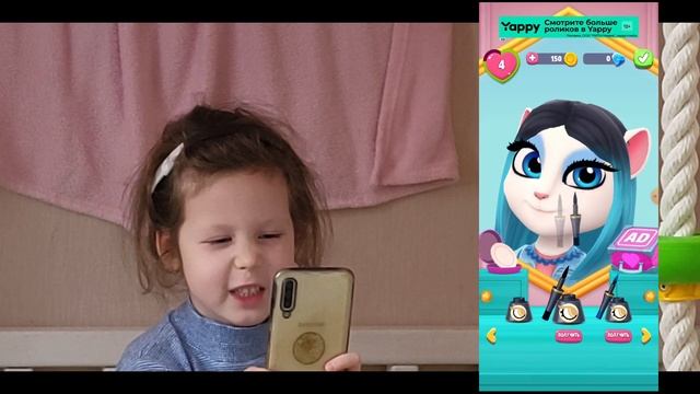 Играем в Моя Говорящая Анджела 2 смотреть онлайн