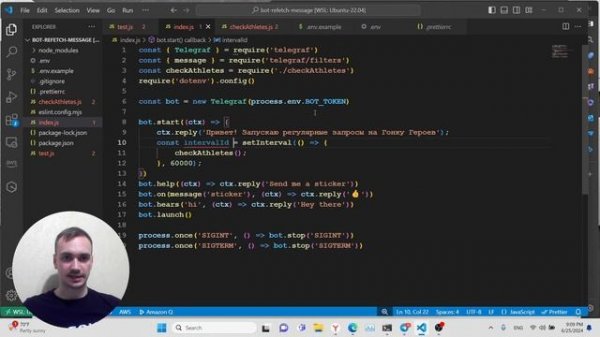Впервые пишу Telegram Бота на NodeJS | Деплой на render.com | Разбир
