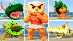 НОВАЯ ВЕРСИЯ BOSS BALLERINA CAPPUCCINA TRALALERO WATERMELON - ИТАЛЬЯНСКАЯ СЕМЕЙКА БРЕЙНРОТОВ