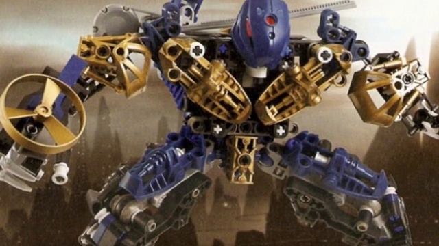 [Old Bionicle Battle]Ancient Vs. Toa Metru(битва между древним и тоа метру)#1