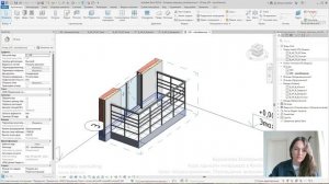 [Курс «Дизайн интерьера в Revit»] Моделирование. Ограждение, витражи