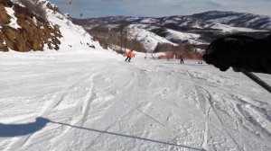 ГЛЦ Абзаково - легкая трасса №1