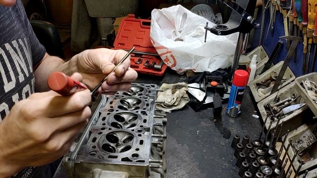 Это жесть!!! Разъело головку!!! Ремонт ГБЦ Опель Астра J. смотреть онлайн