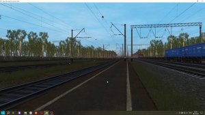 Поезд в TRAINZ 22 часть 1.О.п. Электродепо