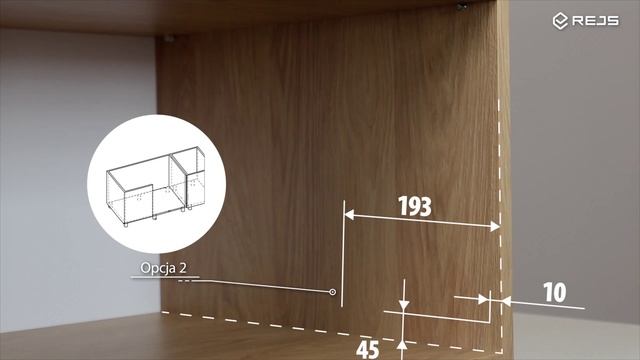 Видеоинструкция по монтажу поворотно-выдвижных механизмов REJS Optima Ergo в корпус 1000 мм смотреть онлайн