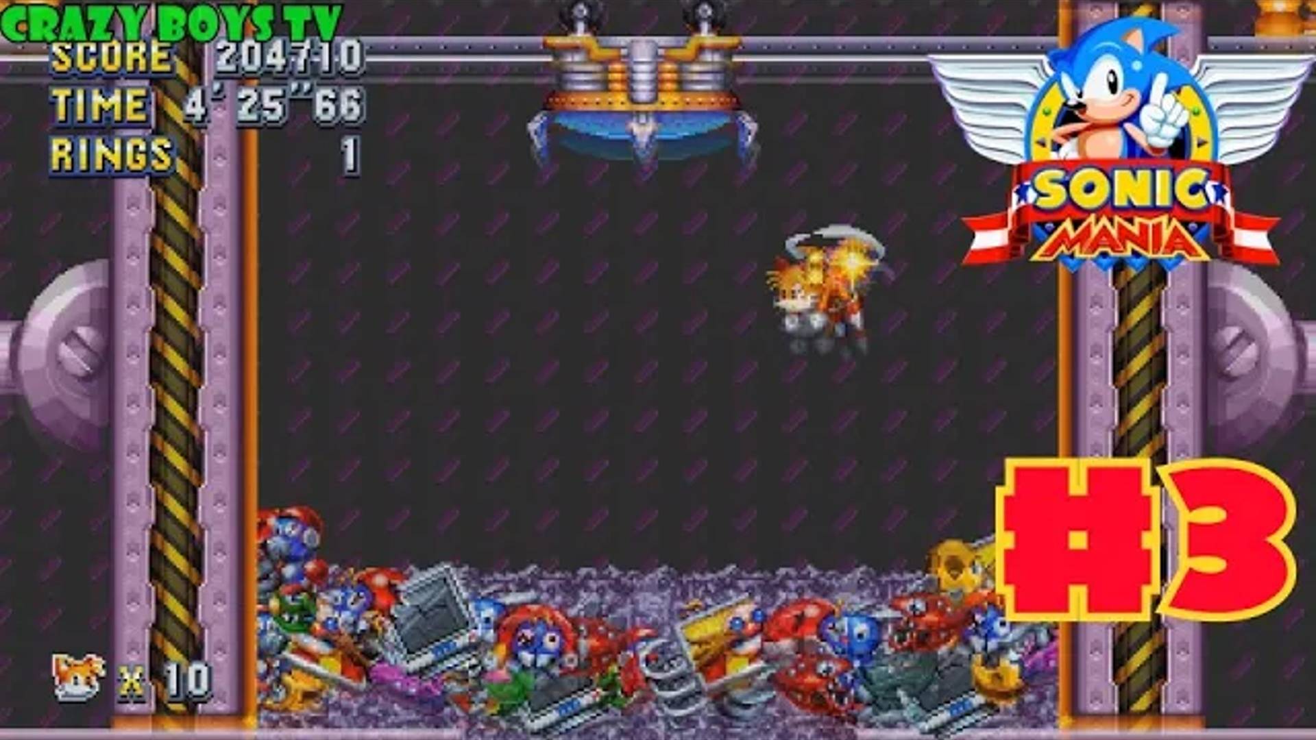 Sonic Mania Plus #3 (Летающая крепость)