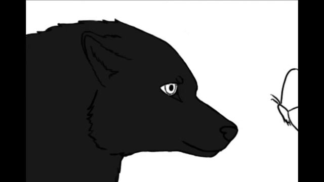 SpeedPaint black wolf | Спидпейнт чёрный волк смотреть онлайн