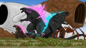 Пожиратель земли против морского пожирателя и против годзилы