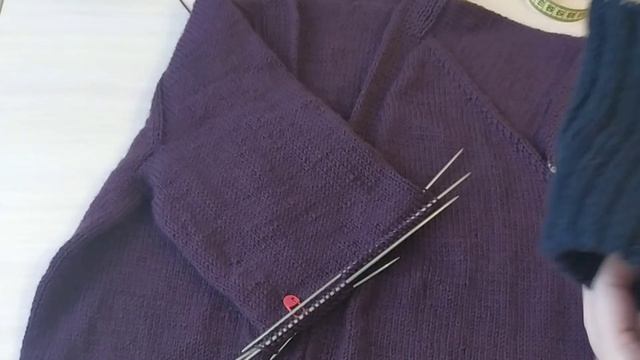 СП "Рандомная неделя" Сентябрь. 4 день. Вяжу жакет т шапку для сына. смотреть онлайн