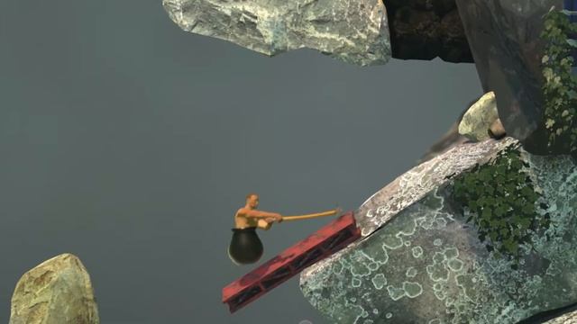 Getting over it . Прохождение игры которая бомбит. смотреть онлайн
