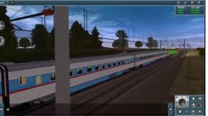 Раритетный советский скоростной электропоезд ЭР-200...