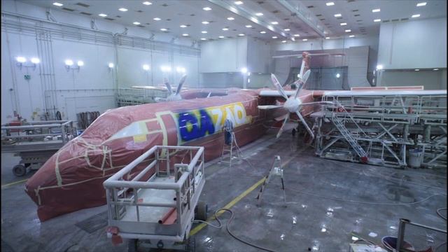 Новые самолеты Bombardier Q 400 для QAZAQ AIR!