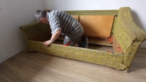 🍀 Сборка раскладного дивана из прошлого века. | Строю САМ