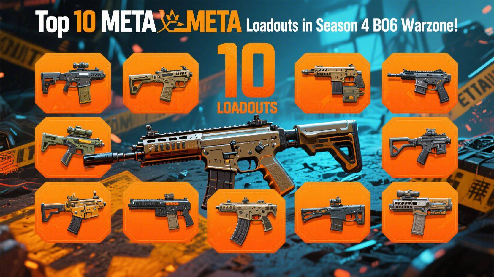 *НОВОЕ* 10 лучших МЕТА-комплектов в BO6 Warzone 4-го сезона!