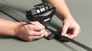 Установка багажника на крышу с упорами Thule 754