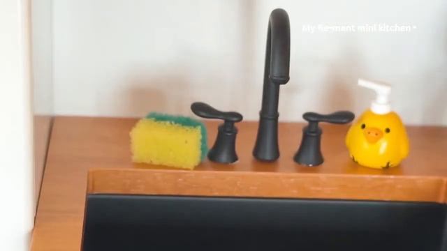 Re-ment mini kitchen set ASMR смотреть онлайн