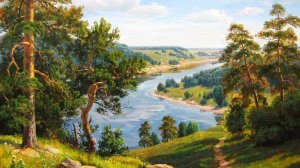 Классический русский пейзаж. Художник Виталий Потапов