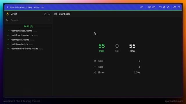 JavaScript Unit тестирование для новичков #26 - Vitest UI смотреть онлайн
