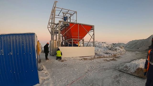 ПНР РБМ-30 в ЯНАО Тазовский район (развертывание в "заснеженном поле") смотреть онлайн