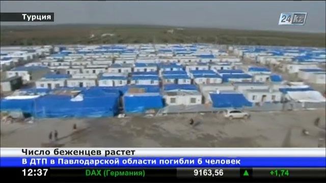 К концу 2014 года число сирийских беженцев в Турции достигнет 1,5 млн человек