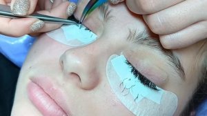 НАРАЩИВАНИЕ РЕСНИЦ 🎉 |МОКРЫЙ ЭФФЕКТ😍 | 2д 🔥🔥🔥 #нар?