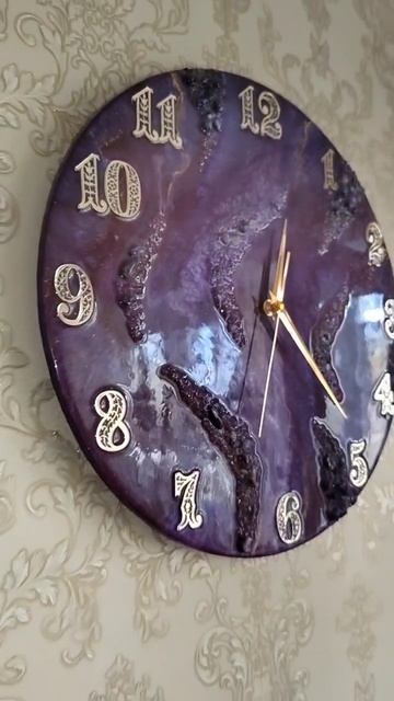 Часы из эпоксидной смолы смотреть онлайн