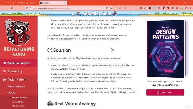 172 - Singleton Pattern смотреть онлайн