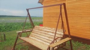 Садовые качели своими руками.