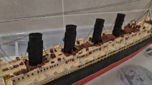 Океанский лайнер RMS Lusitania / Корабль из пластилина
