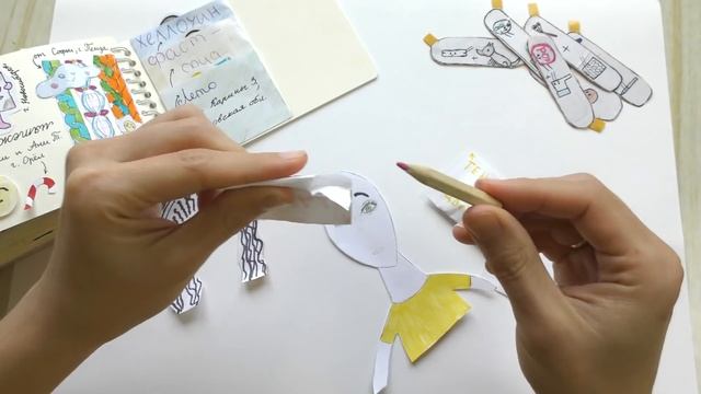 Бумажные сюрпризы от подписчиков: "Собери девушку", "Лето", "Фастфуд" и другие коллекции! смотреть онлайн