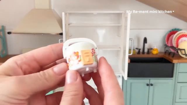 Miniature kitchen set installation ✨ASMR ✨Re-ment collection✨ смотреть онлайн