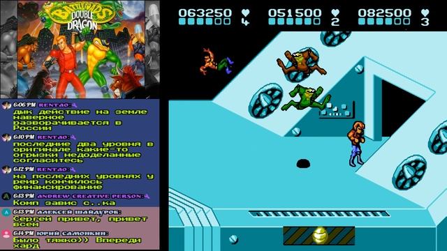 "Battletoads & Double Dragon" Co-Op на троих Юрий Самонкин и Reidenshi смотреть онлайн