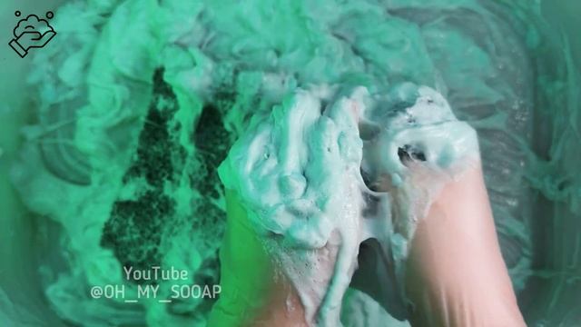 ASMR 💚 NEFIS Aloe 💚 Soaked Soap || АСМР Размокшее Мыло #asmr