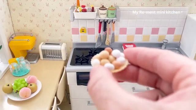 Miniature kitchen set installation ✨ASMR ✨Re-ment collection✨ смотреть онлайн