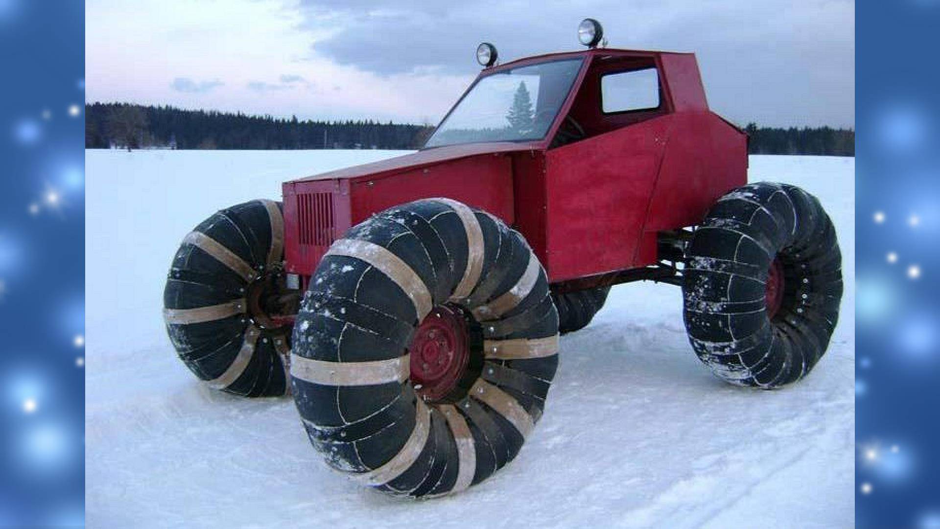 САМОДЕЛЬНЫЙ ВЕЗДЕХОД ПНЕВМОБОЛОТОХОД "ПНЕВМАТИК" ✦ Lucky Tech смотреть онлайн