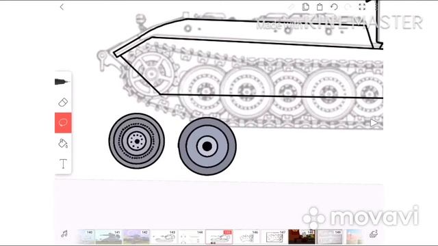 Рисую Waffentrager E 100 смотреть онлайн