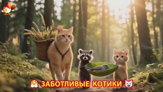 Заботливые котики спешат на помощь (44) смотреть онлайн