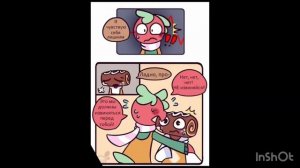 Озвучка комикса (мы все ещё друзья?!)мир Денди🍓🧁🌼#dand