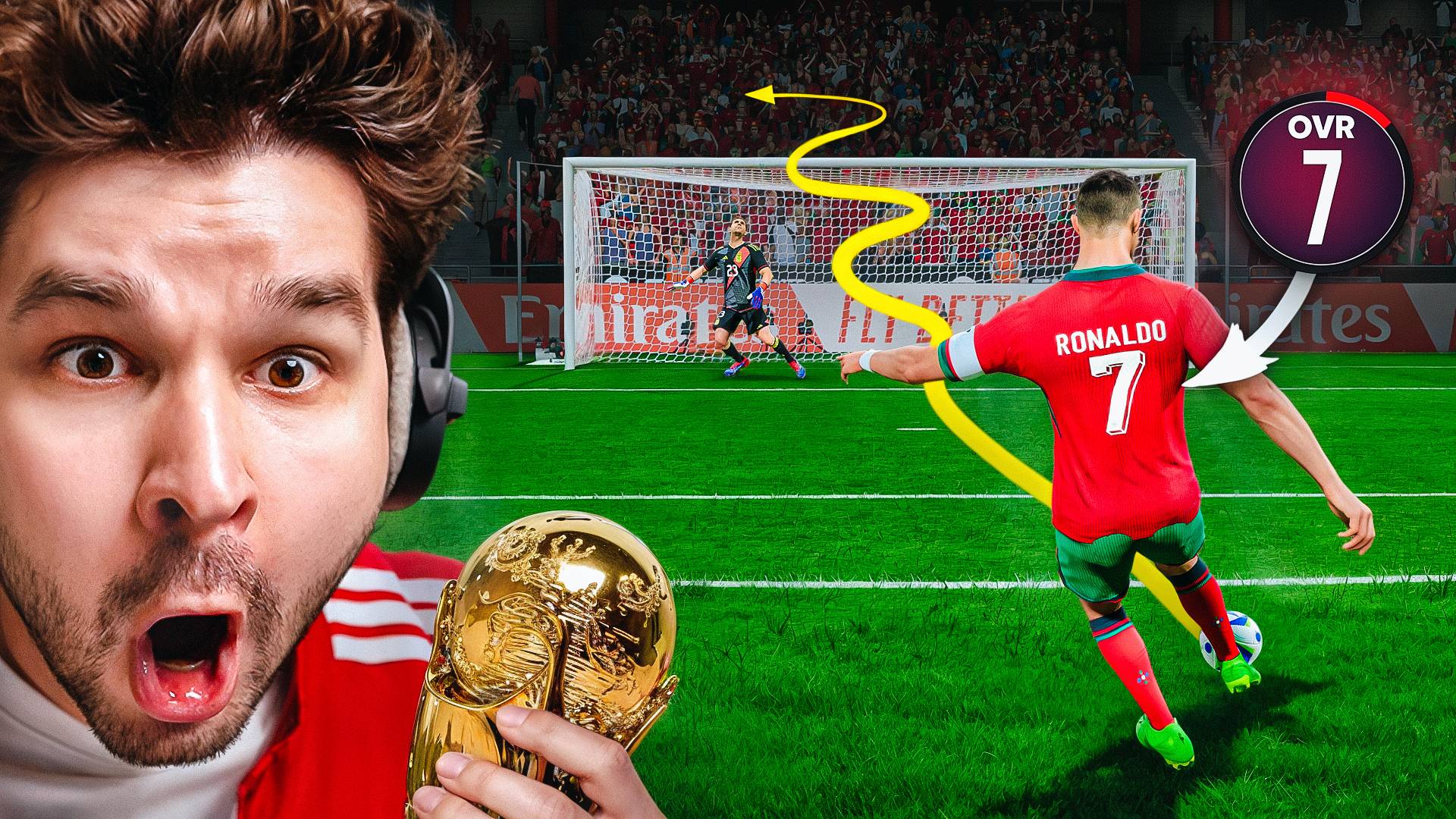 ЧЕМПИОНАТ МИРА... но РЕЙТИНГ Моих Футболистов = НОМЕРУ на Футболке!! (EA Sports FC 25)