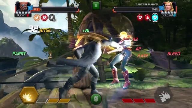 Ник Фьюри против Капитан Марвел имба? Краткий обзор. Summoner Showdown Марвел Битва Чемпионов | MCO