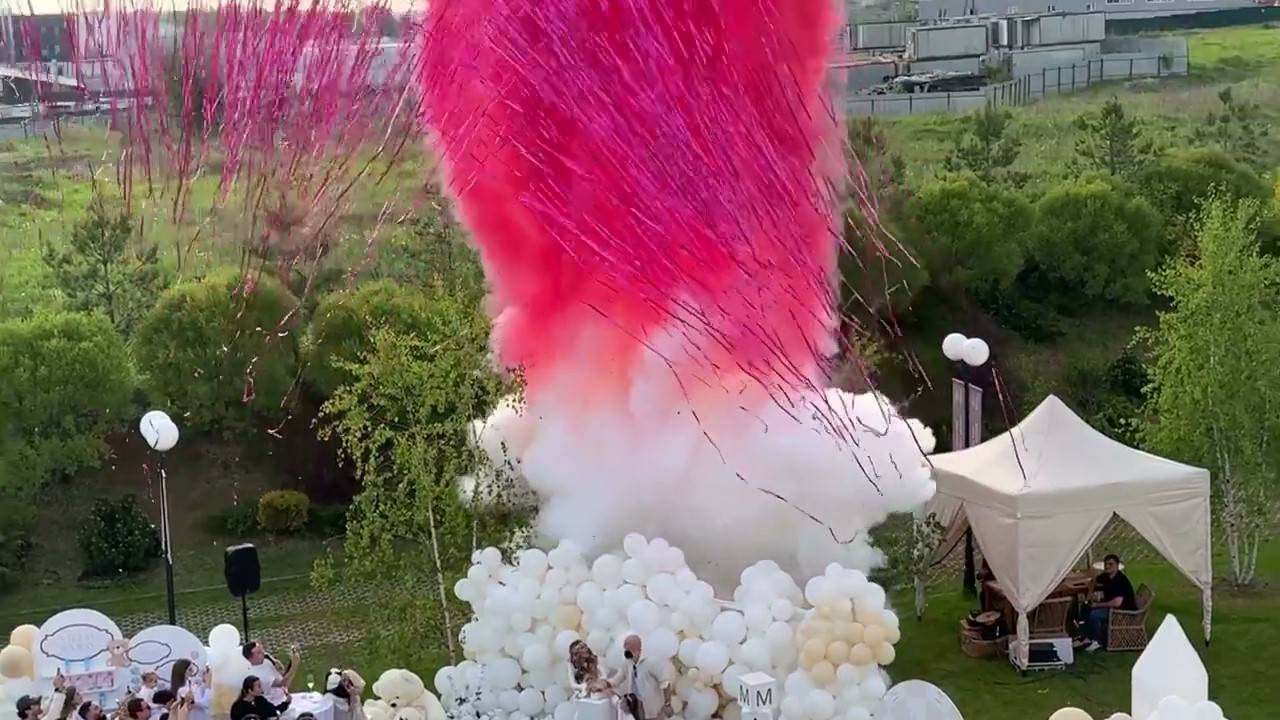 Салют+серпантин