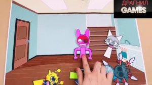 бумажная СПРУНКИ анимация! анимация про СПРУНКИ! Sprunki incredibox!