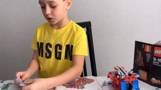 VLOG LEGO TECHNIK. Конструктор. Собираем Лего. смотреть онлайн