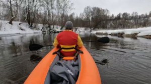 Первый раз на байдарке. Пробую Merman expedition на Истре. Тест