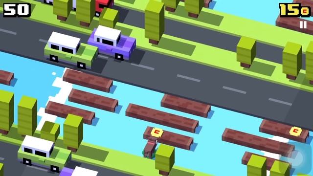 😂Играем в Crossy Road🐔