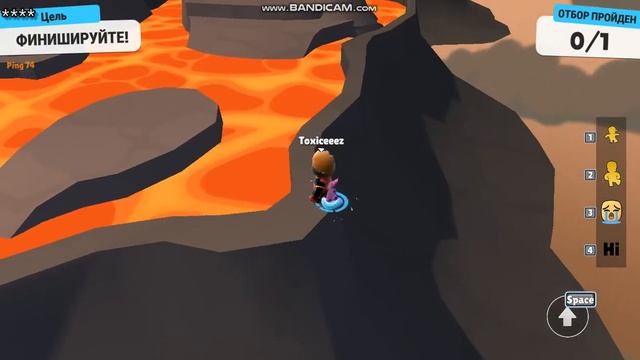 Как быстро пройти карту Lava Rush в Stumble Guys