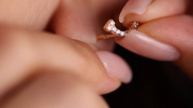 Золота Сережка Пірсинг у стилі Tiffany T Smile