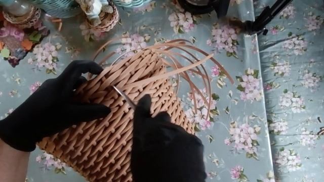 Обратное плетение ротангом (ПМ) монтирую видео по этому кашпо смотреть онлайн