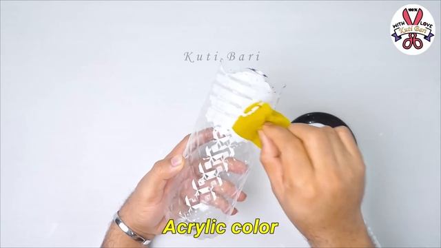 Plastic bottle five flower vase || Best out of waste || Flower vase making смотреть онлайн