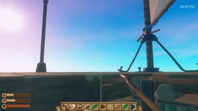 УКРЕПЛЯЕМ НАШ ПЛОТ! ДОБЫЛ МЯСО КАБАНА И АКУЛЫ! УСТАНОВ?